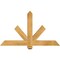 Ekena Millwork Kennewick Rough Sawn Timber Gable Bracket, Western Red Cedar, 48"W x 28"H x 4"D x 4"F, 14/12 Pitch GBW048X28X0404KEN00RWR - alternate 1